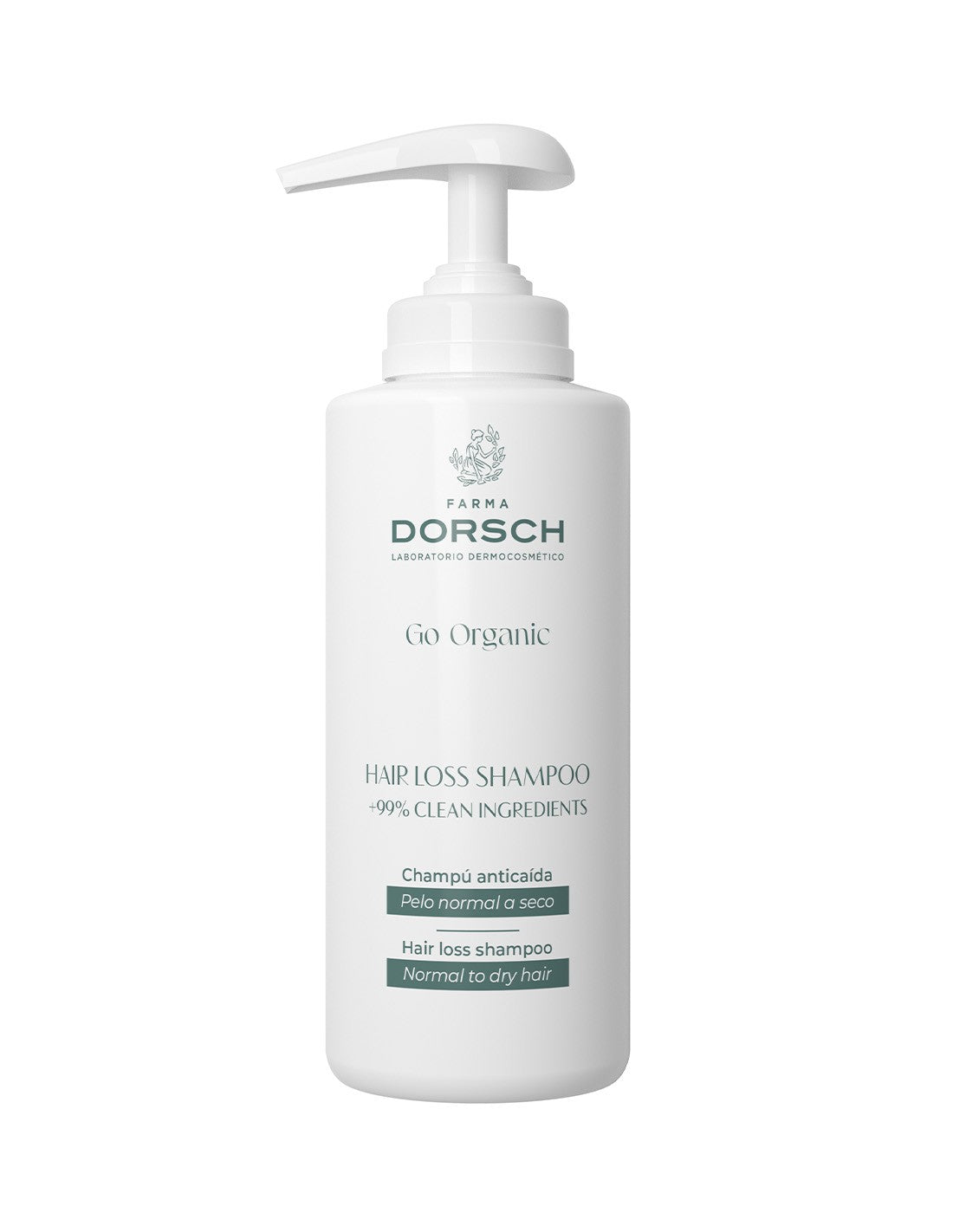 Farma Dorsch Go Organic Champú anticaída pelo seco 500 ml