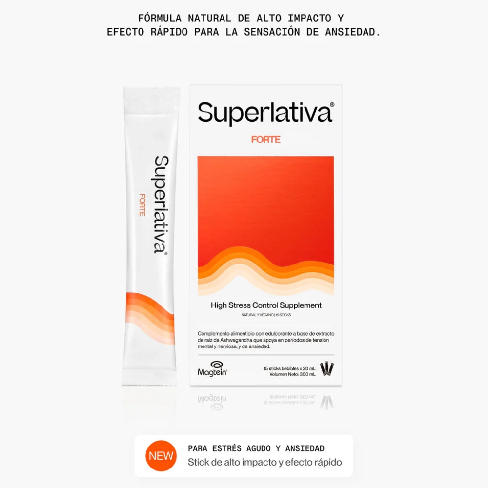 Forte · Suplemento ansiolítico en sticks 15 x 20 ml