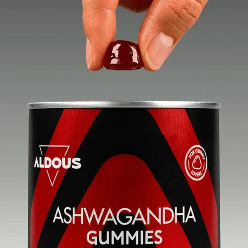 Aldous Bio Ashwagandha KSM-66, gominolas con sabor a cereza natural