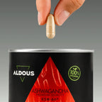 Aldous Bio Ashwagandha KSM-66 Ecológica, espectro completo de componentes activos