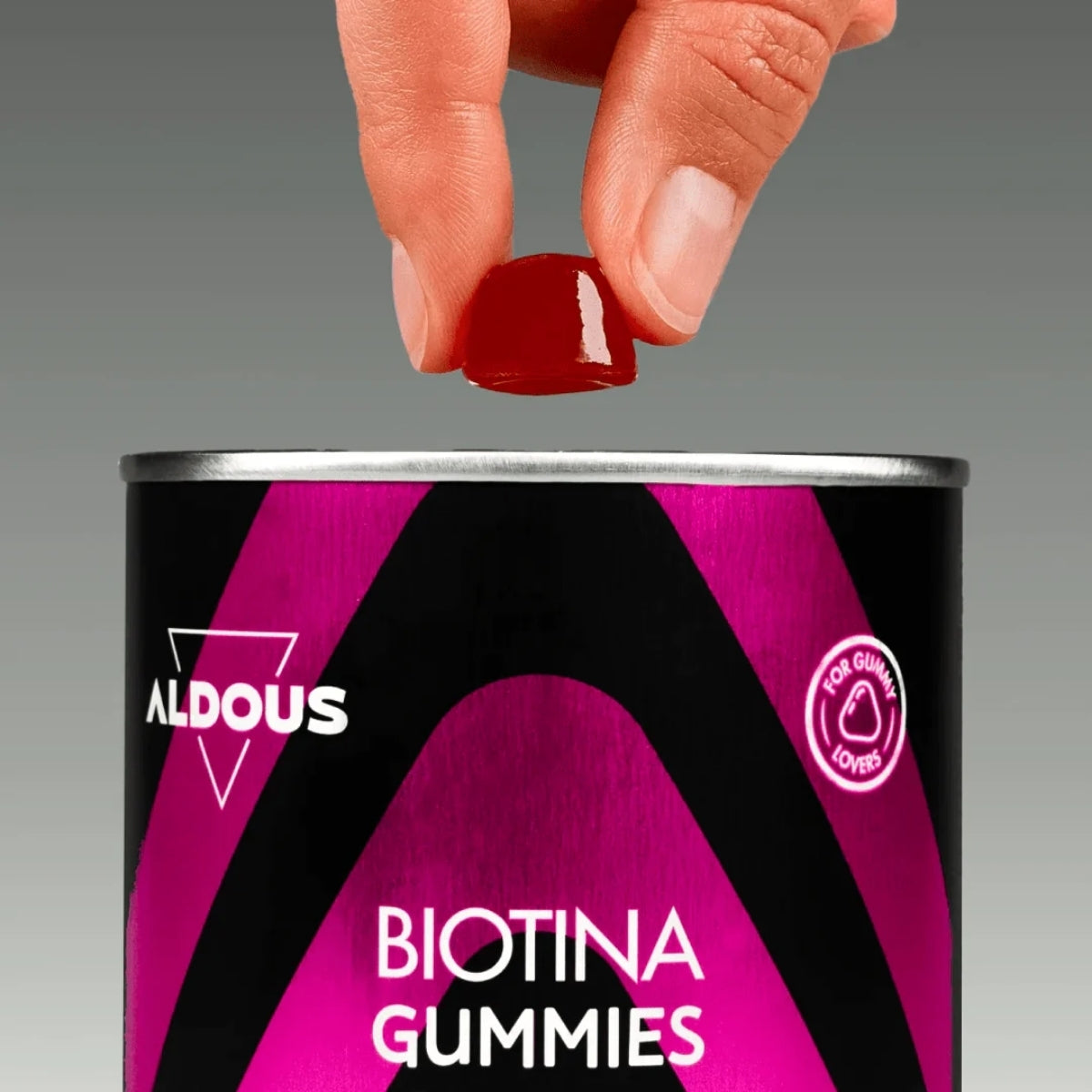 Aldous Bio Biotina con Vitaminas y Minerales, cuidado de cabello, piel y uñas