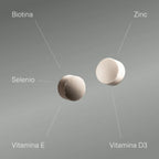 Aldous Bio Biotina con Zinc, Selenio y Vitaminas, con vitamina D3 y vitamina E
