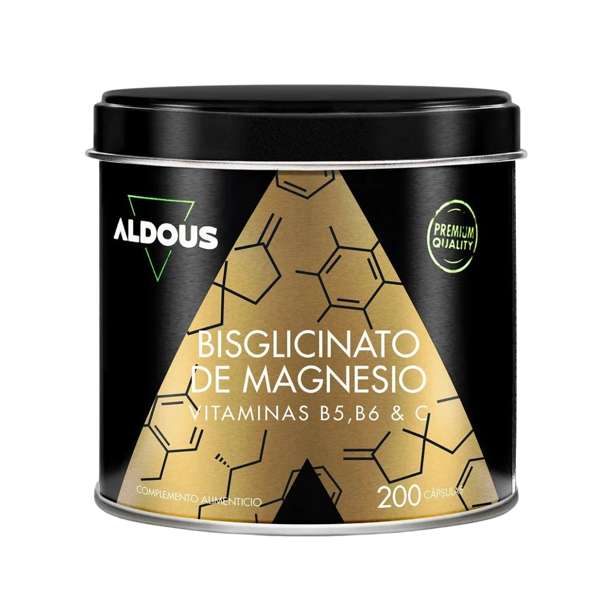 Aldous Bio Bisglicinato de Magnesio con Vitaminas, complemento alimenticio 200 cápsulas