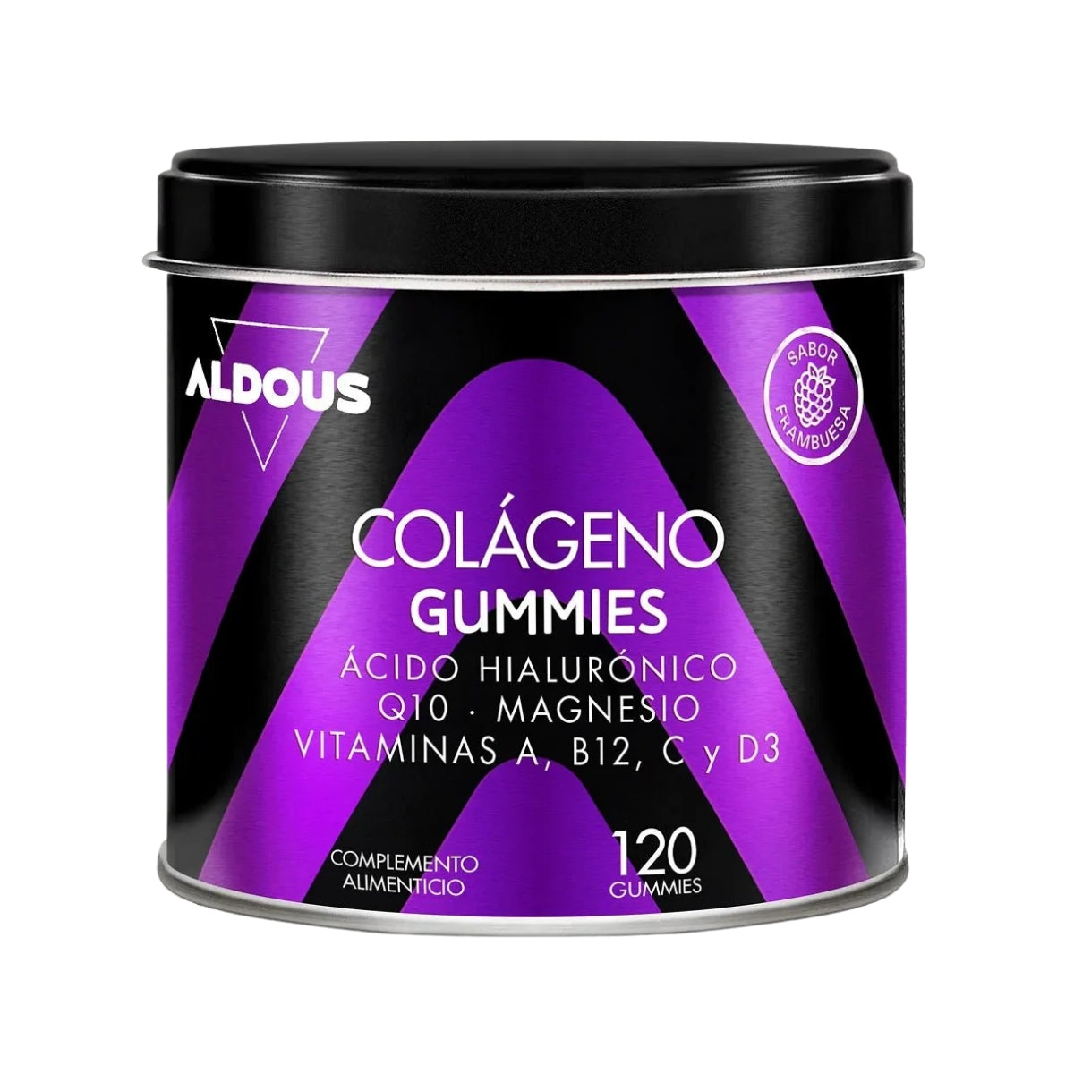 Aldous Bio Colágeno Hidrolizado con Ácido Hialurónico, complemento alimenticio 120 gominolas
