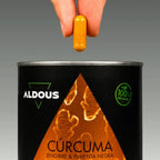 Aldous Bio Cúrcuma Ecológica con Jengibre y Probióticos, para digestiones y dolores articulares