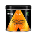 Aldous Bio Cúrcuma Ecológica con Jengibre y Probióticos, complemento alimenticio 250 cápsulas