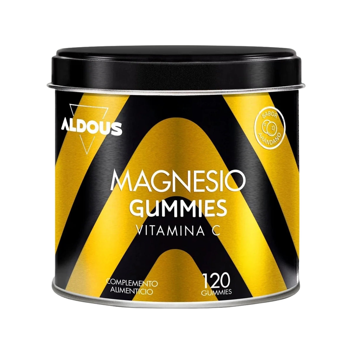 Aldous Bio Magnesio con Vitamina C, complemento alimenticio 120 gominolas