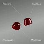 Aldous Bio Melatonina con Valeriana y Triptófano, con vitamina B6