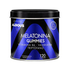 Aldous Bio Melatonina con Valeriana y Triptófano, complemento alimenticio 120 gominolas