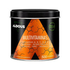 Aldous Bio Multivitaminas, complejo multivitamínico 500 comprimidos