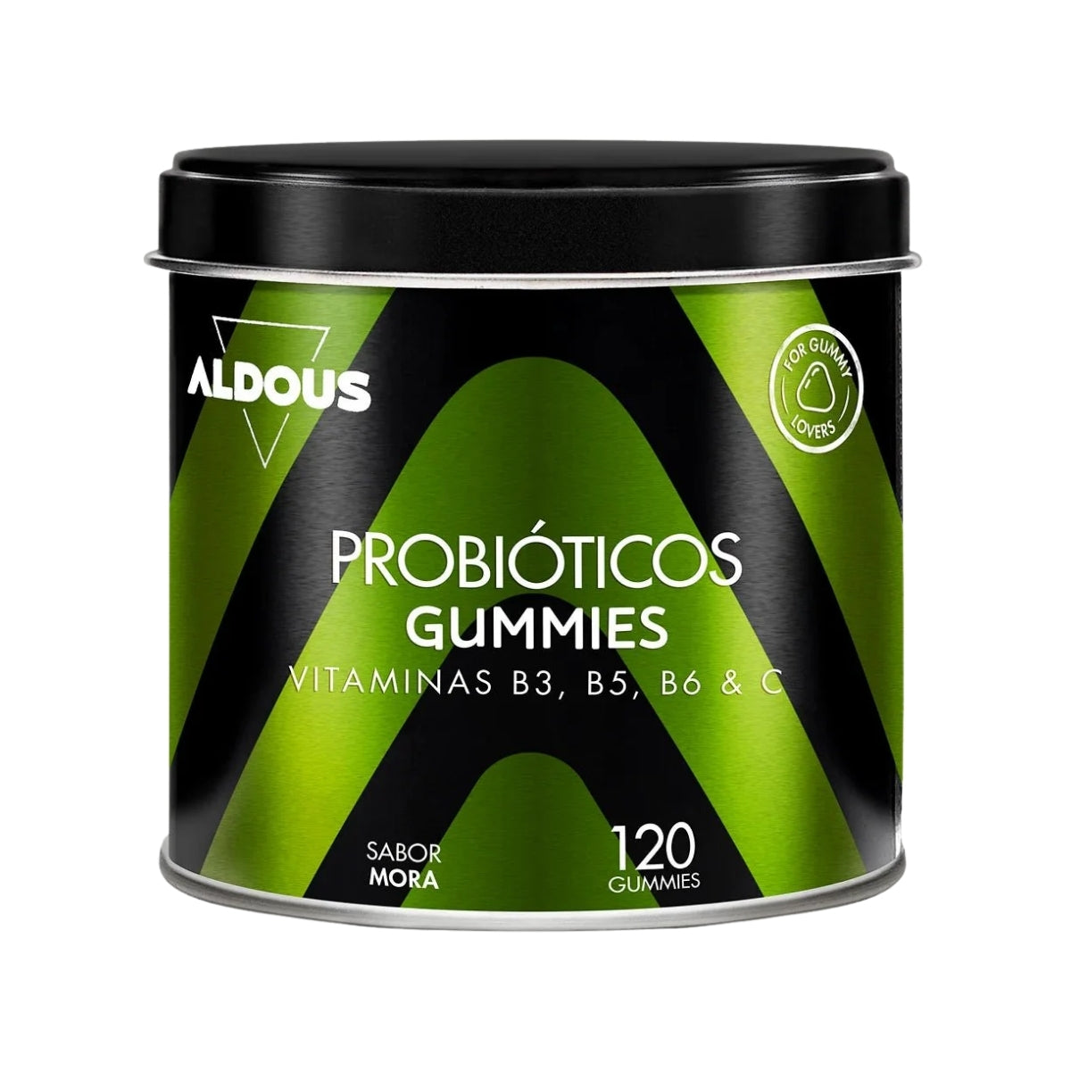Aldous Bio Probióticos con Vitaminas, probióticos en 120 gominolas