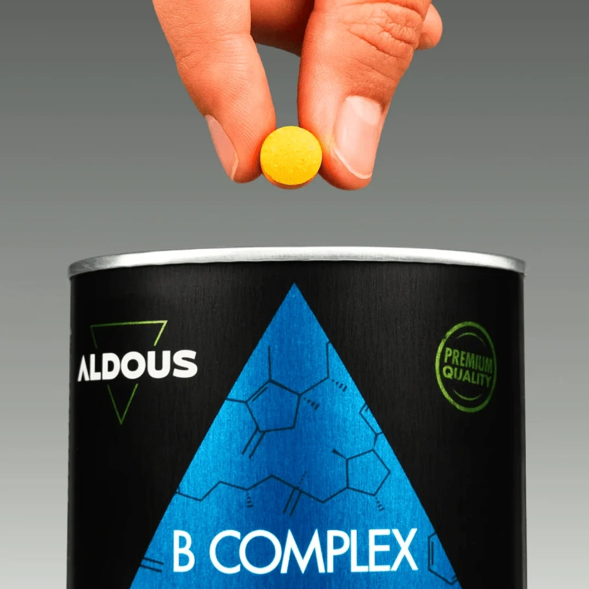 Aldous Bio Vitamina B Complex con Vitamina C, 10 nutrientes en un comprimido diario