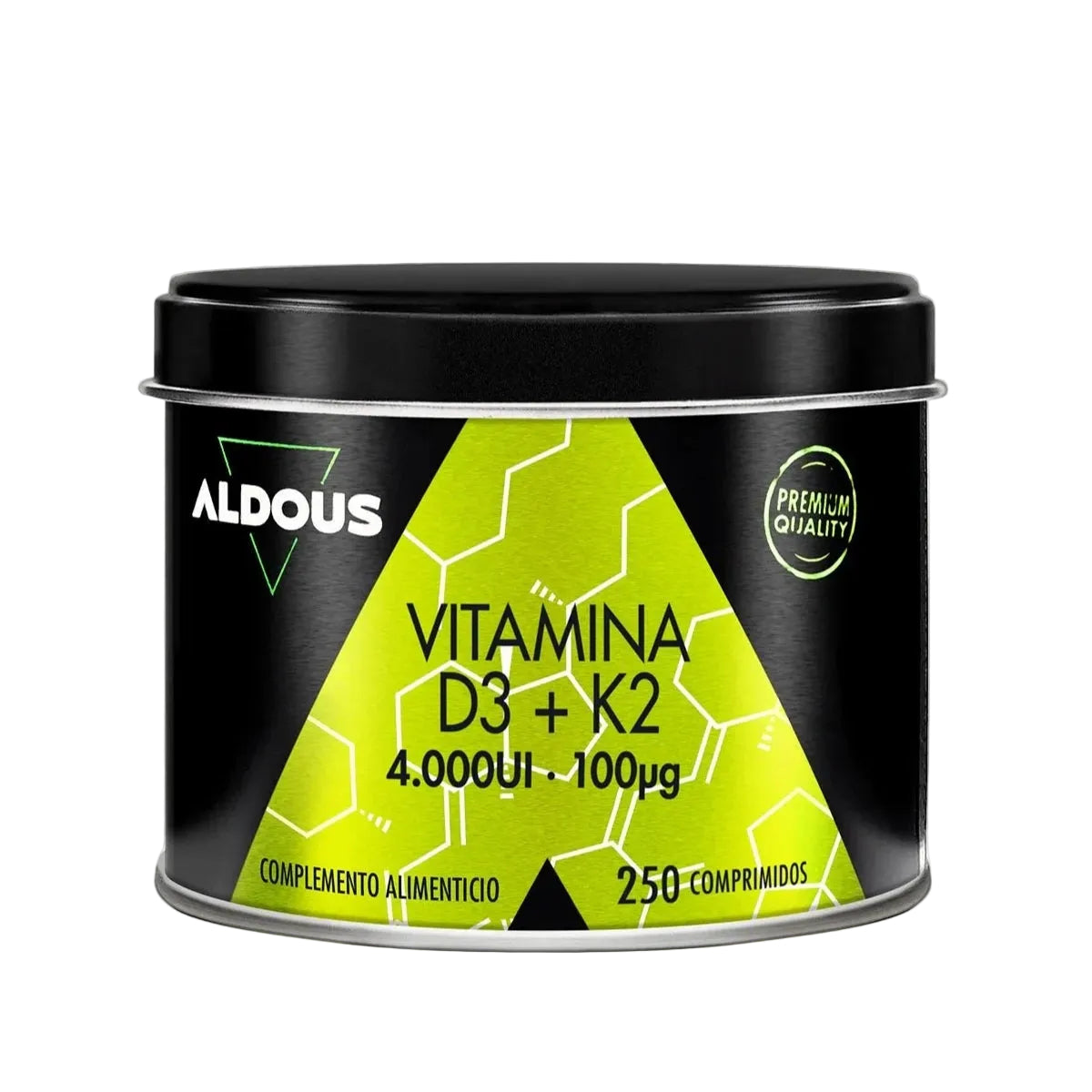 Aldous Bio Vitamina D3 + K2, suplemento de vitamina D3 y K2 250 comprimidos