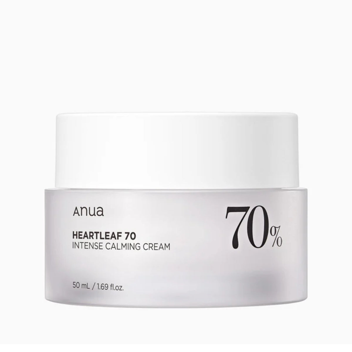 Anua Heartleaf 70+ Ceramide Intense Calming Cream, crema facial función barrera 50 ml