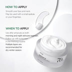 Anua Heartleaf 70+ Ceramide Intense Calming Cream, para pieles secas, sensibles o irritadas