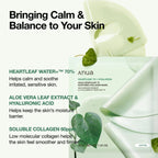 Anua Heartleaf 70 Soothing Collagen Mask con colágeno de bajo peso molecular