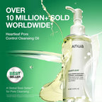 Anua Heartleaf Pore Control Cleansing Oil, primer paso de la doble limpieza