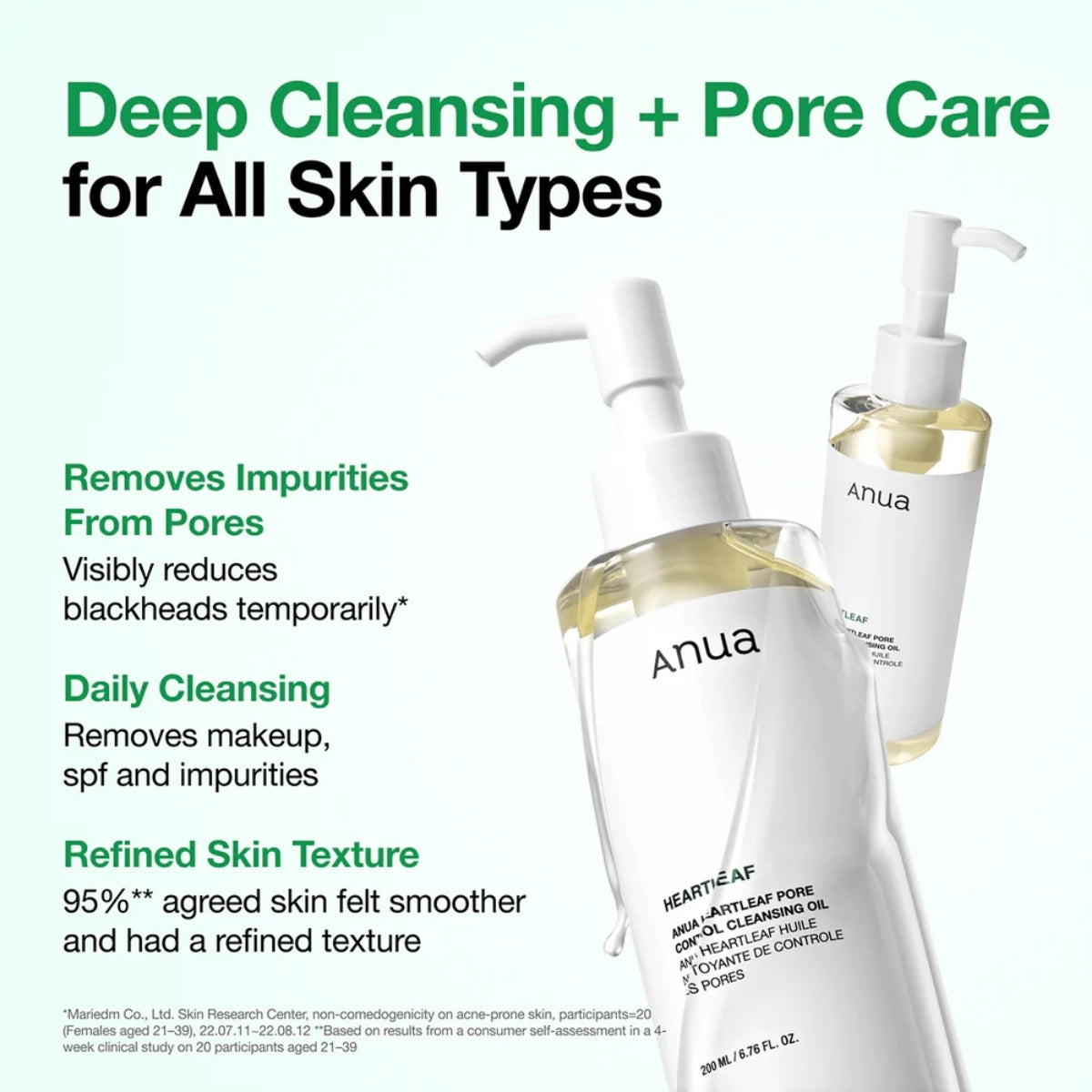 Anua Heartleaf Pore Control Cleansing Oil, prepara la piel para el segundo limpiador