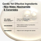 Anua Rice 70+ Ceramide Glow Milky Toner, primer paso hidratante que ilumina y unifica el tono