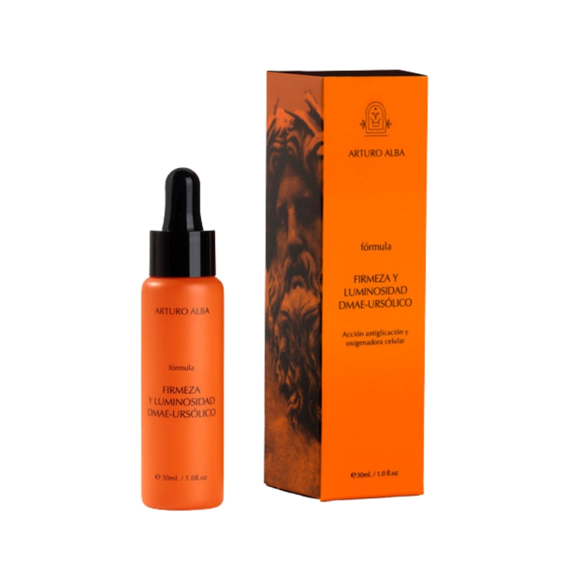 Arturo Alba Firmeza y Luminosidad Dmae-Ursólico, sérum antiedad facial 30 ml