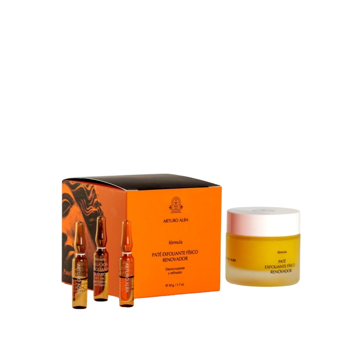 Arturo Alba Paté Exfoliante Físico Renovador, exfoliante físico facial 50 g