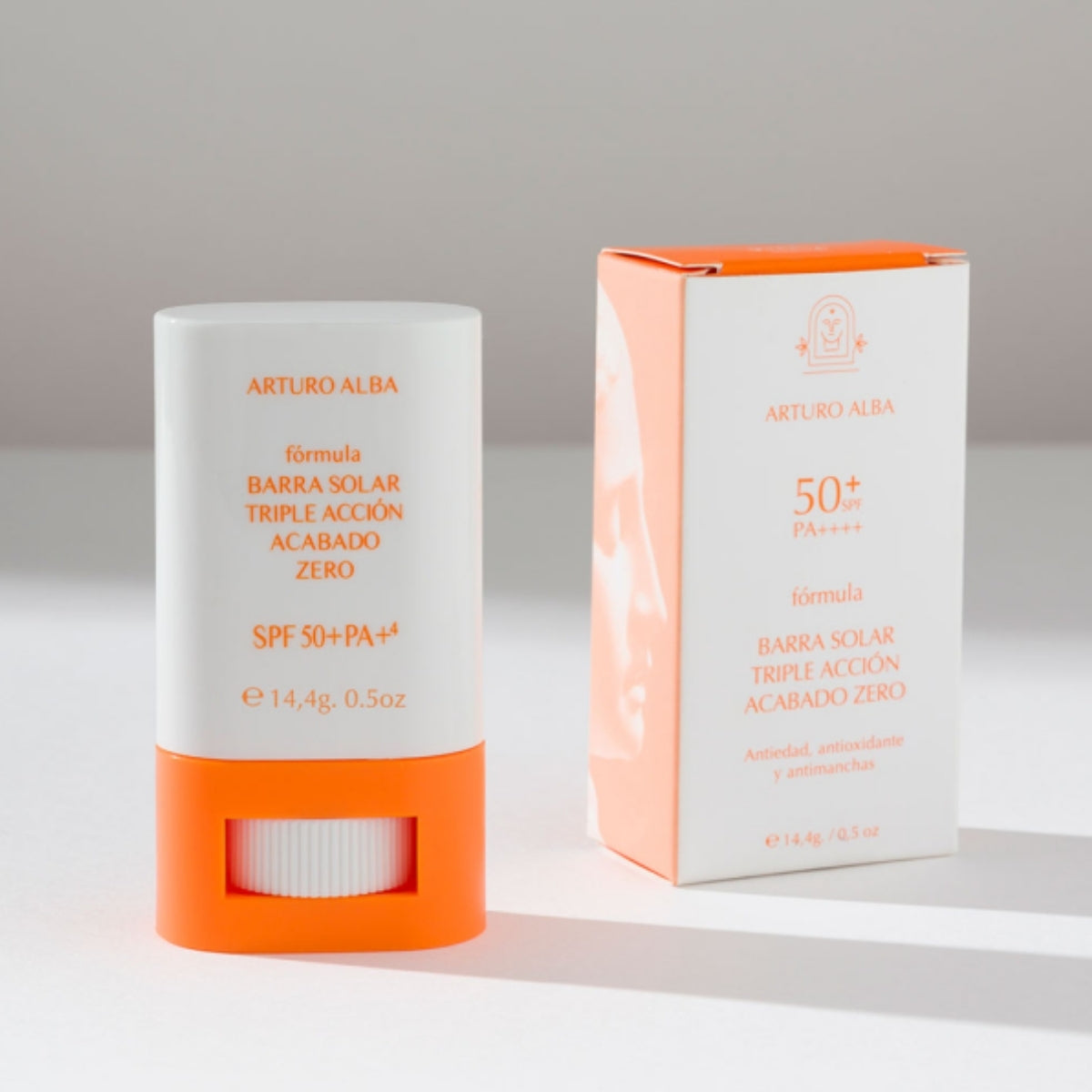 Arturo Alba Stick Solar SPF 50+ Antimanchas con filtros de amplio espectro, vitamina E y bisabolol