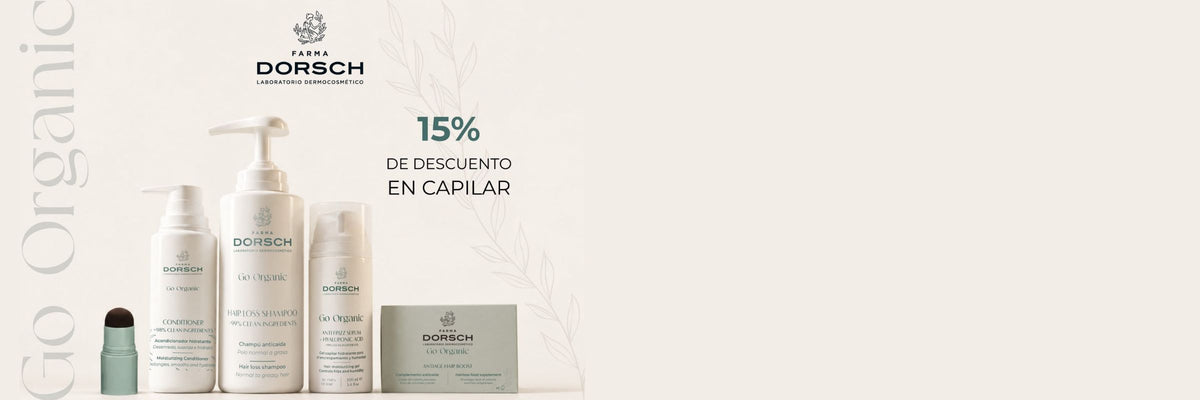 -15% descuento en la gama capilar de Farma Dorsch