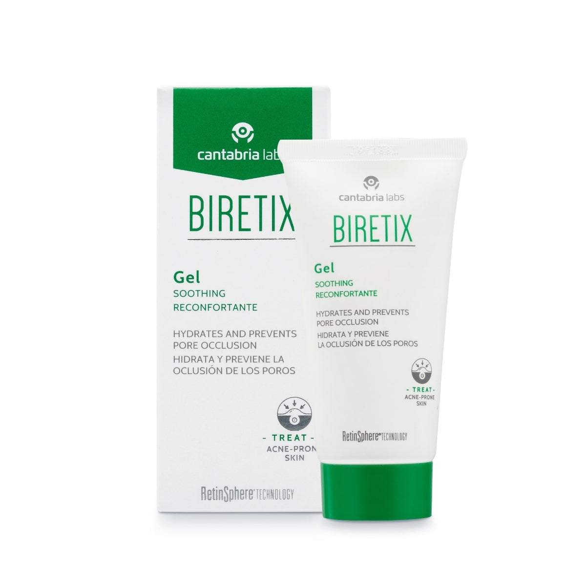 Biretix Gel · Gel reconfortante 50 ml