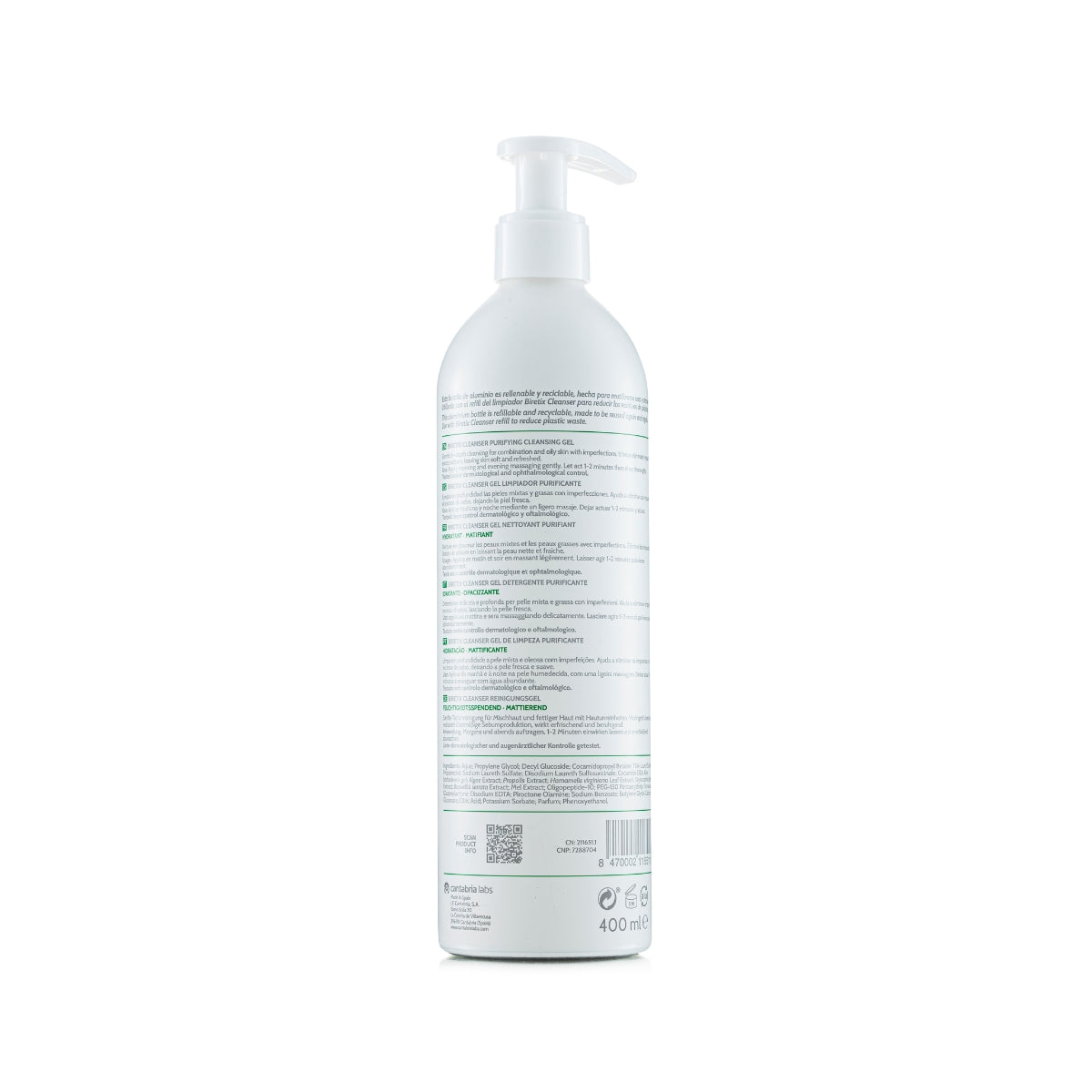 Cleanser Gel Limpiador Purificante 400 ml
