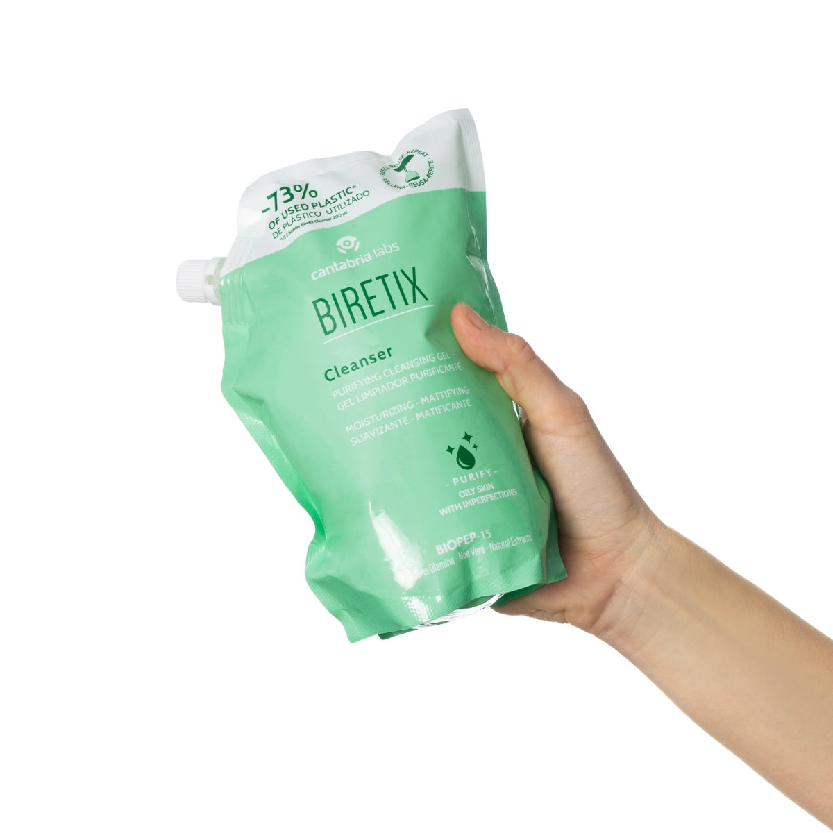 Cleanser Refill · Gel limpiador purificante 400 ml