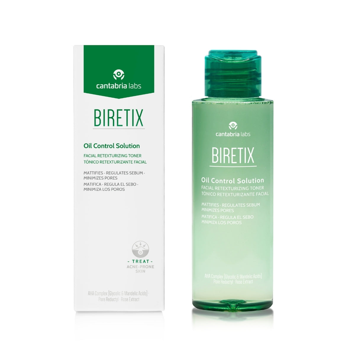 Oil Control Solution · Tónico retexturizante 100 ml