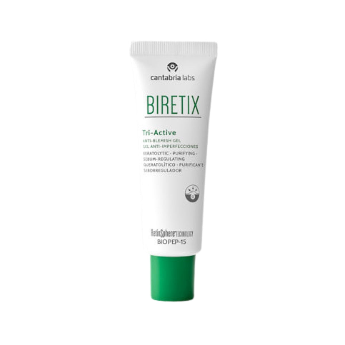 Biretix Tri-Active Gel Anti-Imperfecciones, gel facial 50 ml
