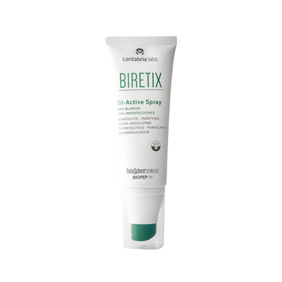 Biretix Tri-Active Spray Corporal, exfoliante químico corporal 100 ml