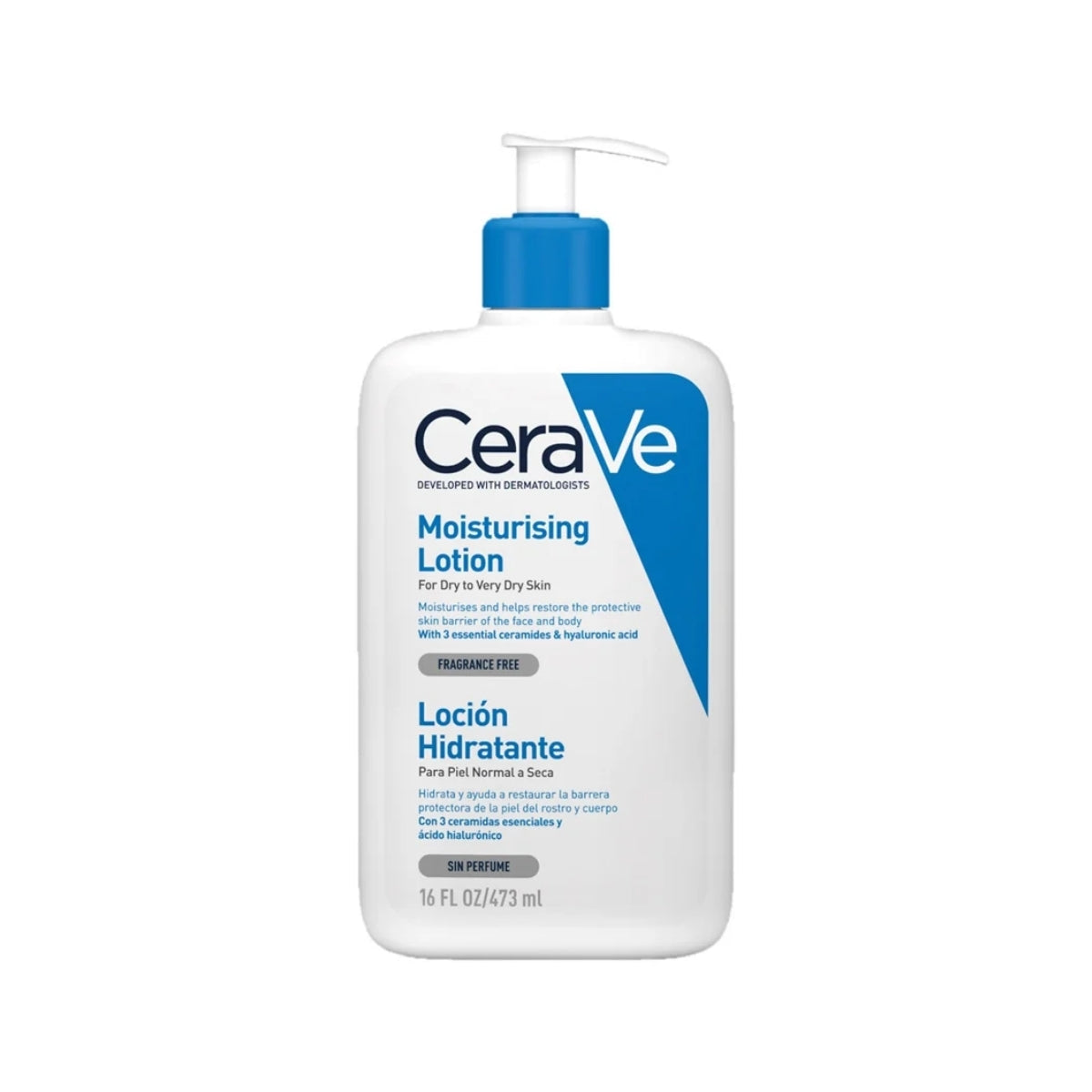 CeraVe Loción Hidratante, loción corporal hidratante 473 ml