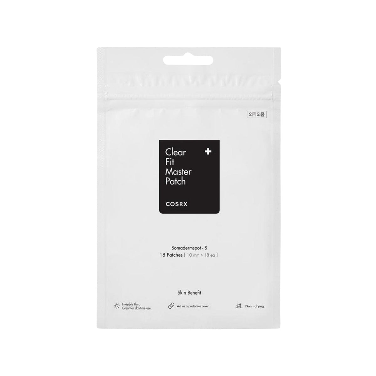 COSRX Master Patch Clear Fit, parches faciales de hidrocoloide 18 uds