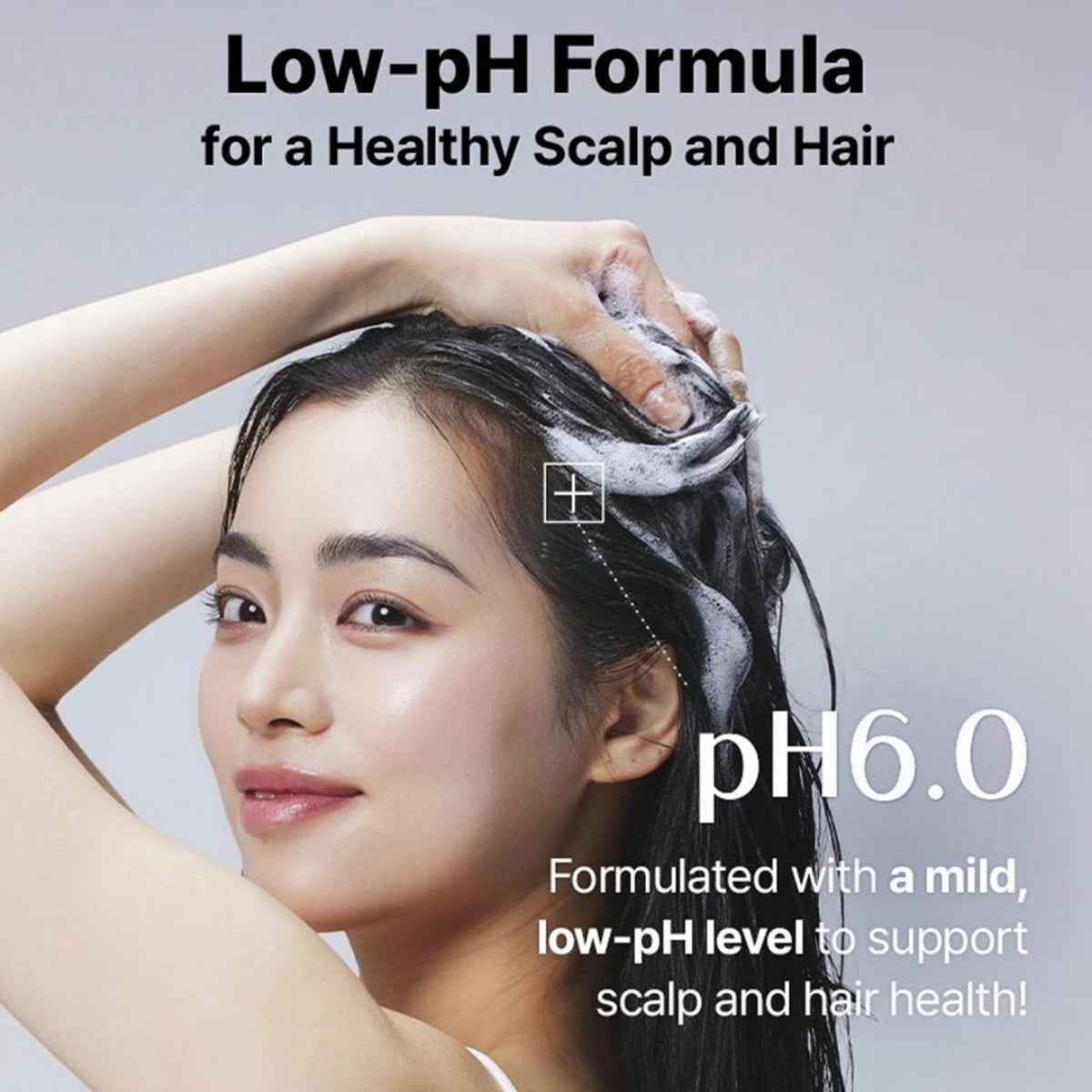 COSRX PEPTIDE-132 Ultra Perfect Hair Bonding Shampoo, espuma cremosa de pH ligeramente ácido