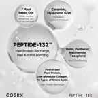COSRX PEPTIDE-132 Ultra Perfect Hair Bonding Treatment con proteínas vegetales y colágeno