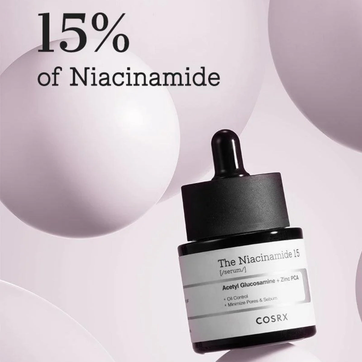 COSRX The Niacinamide 15 Serum con zinc PCA