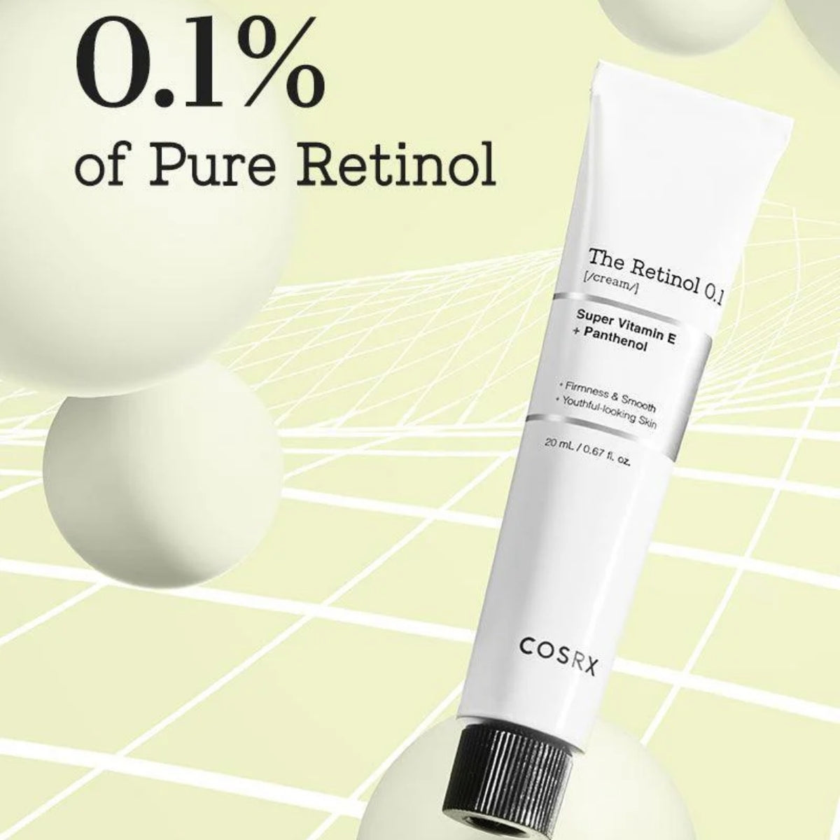 COSRX The Retinol 0.1 Cream 20 ml con retinol puro al 0,1%