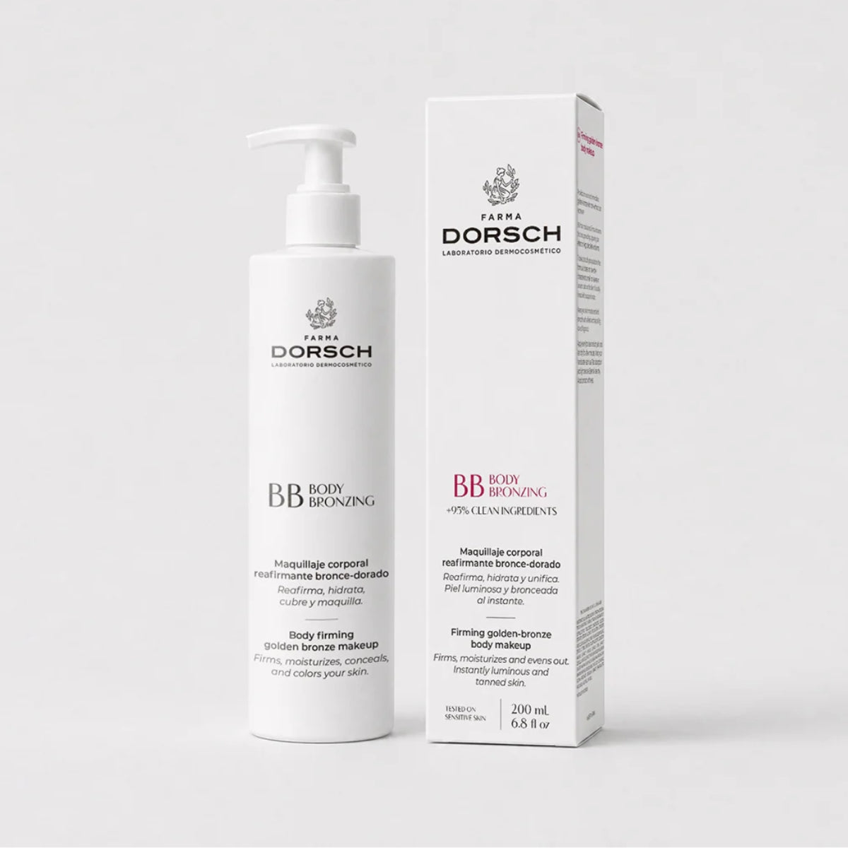 Farma Dorsch Body Bronzing, fórmula vegana testada en piel sensible