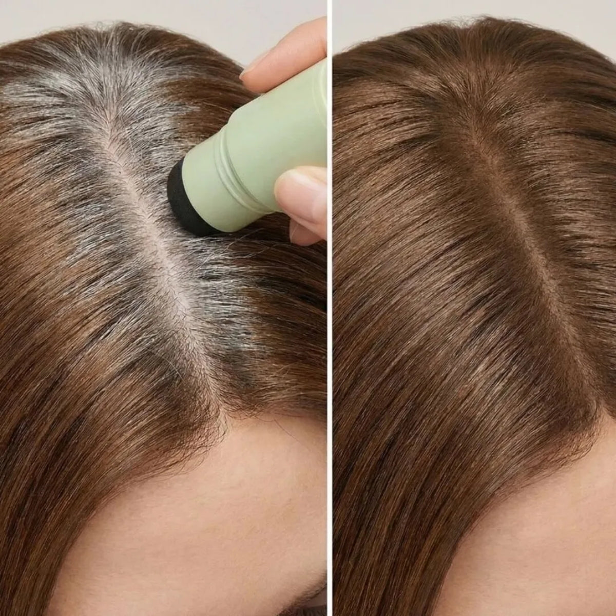 Farma Dorsch Root Cover tono Castaño, maquillaje capilar instantáneo para canas y raíces