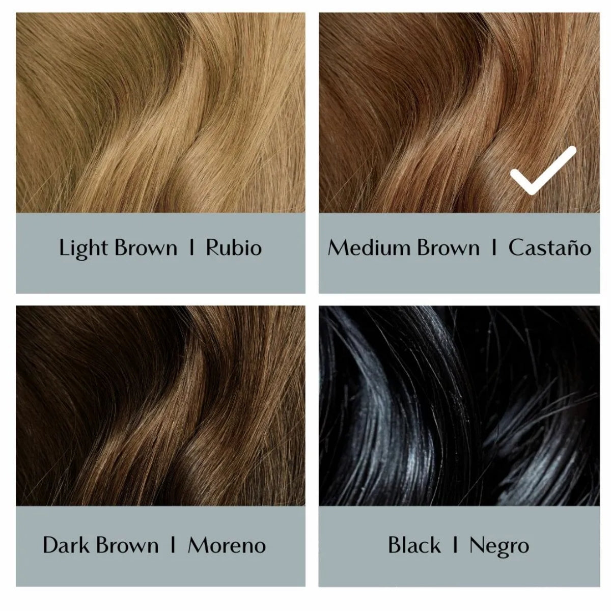 Farma Dorsch Root Cover tono Castaño, resistente al sudor y sin transferencia de color