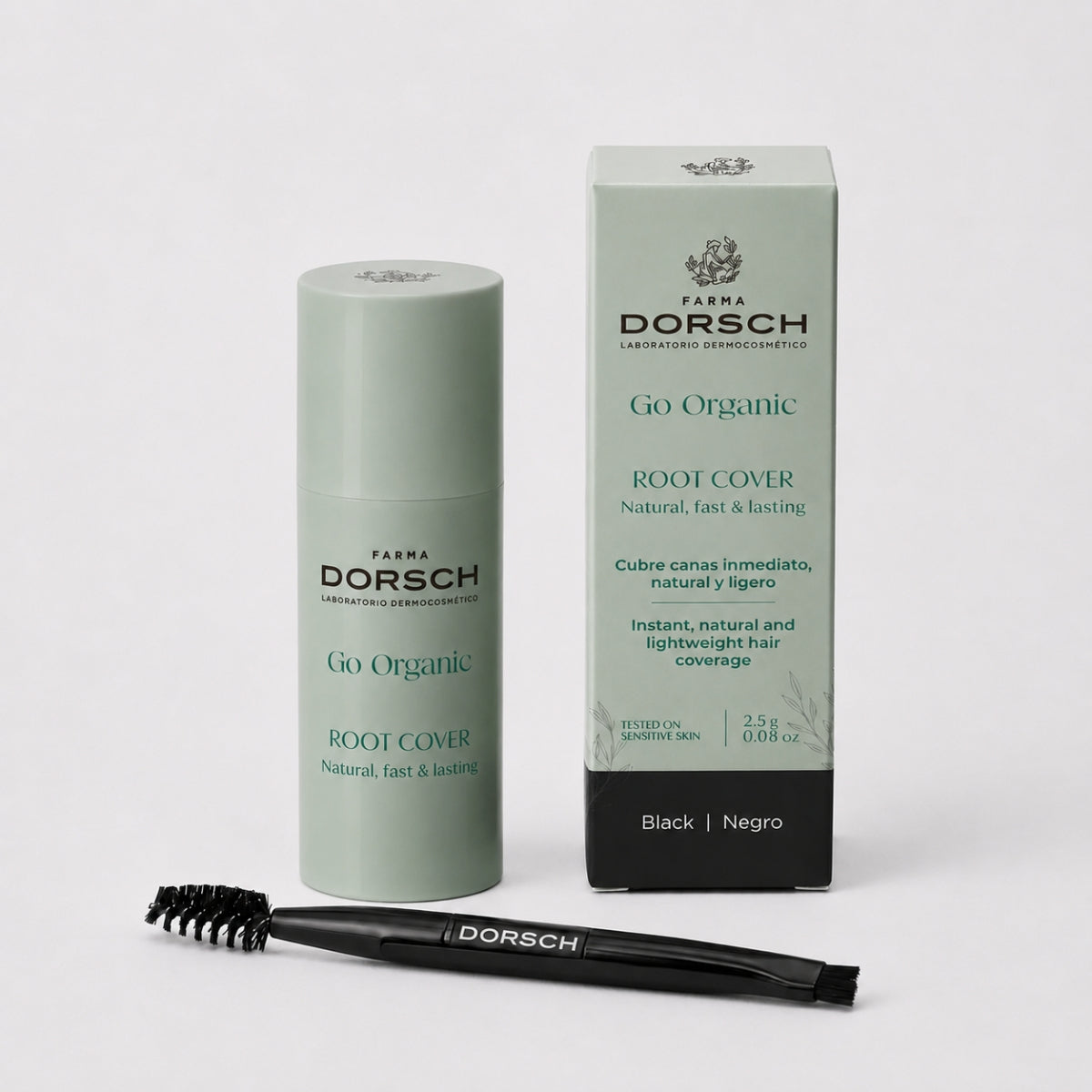 Root Cover · Cubre canas tono Negro 10 g