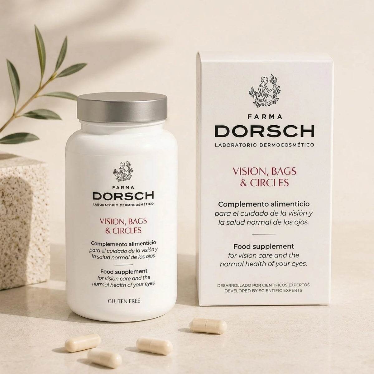Farma Dorsch Vision Bags & Circles, ayuda a reducir bolsas e igualar el tono del contorno