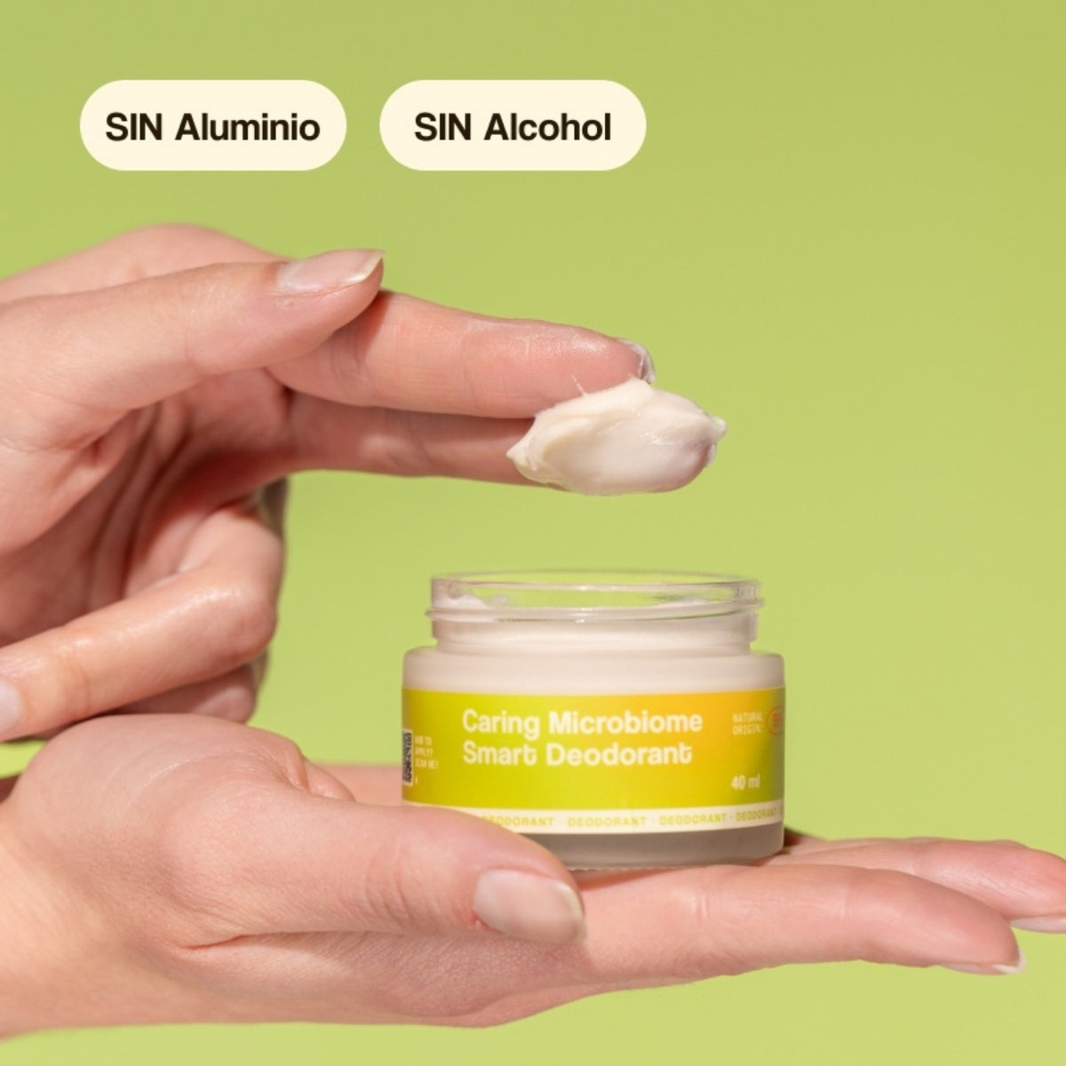Freshly Cosmetics Caring Microbiome Smart Deodorant con tierra de diatomeas que absorbe el sudor