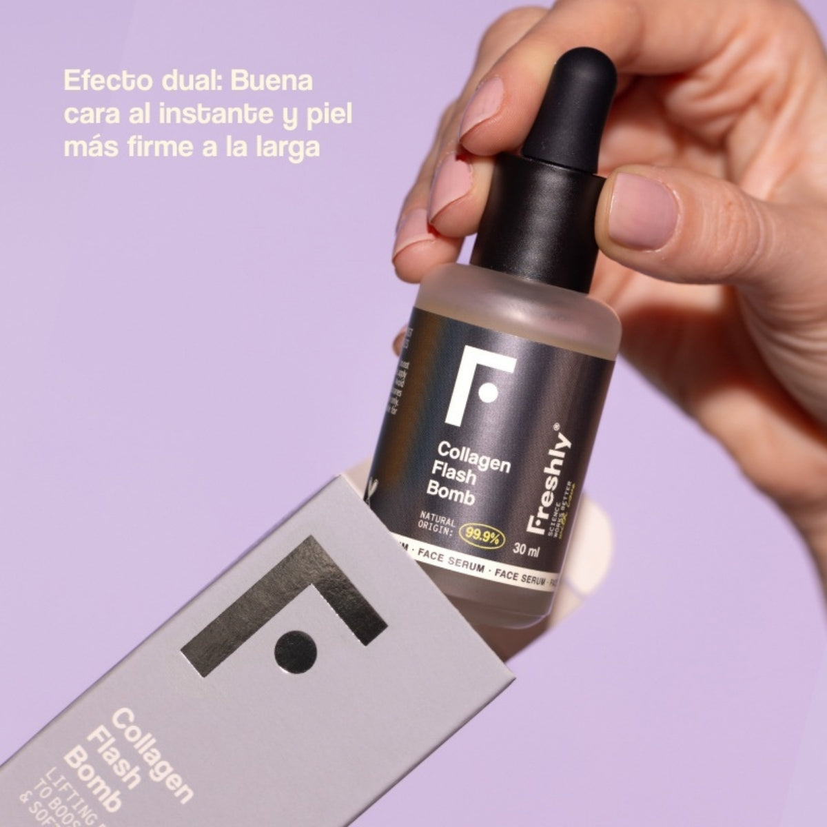 Freshly Cosmetics Collagen Flash Bomb, sin colágeno animal ni sintético