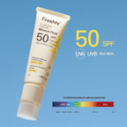 Freshly Cosmetics D+ Natural Suncare Mineral Fluid SPF 50 con filtros biológicos Helionori