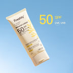 Freshly Cosmetics D+ Natural Suncare Mineral Lotion SPF 50, sin filtros químicos ni nanopartículas