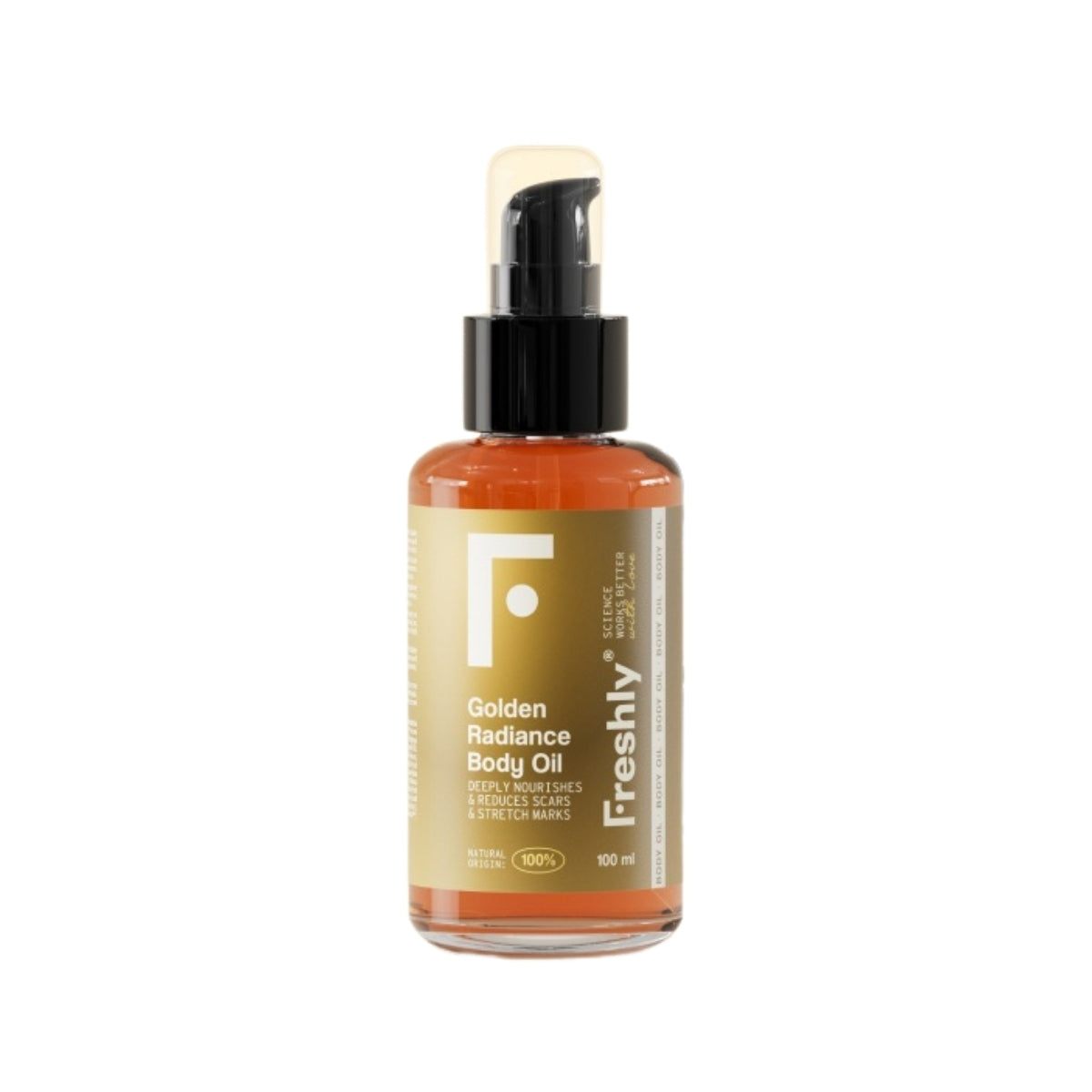Freshly Cosmetics Golden Radiance Body Oil, aceite corporal 100 ml