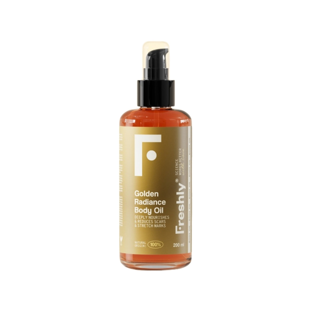Freshly Cosmetics Golden Radiance Body Oil, aceite corporal 200 ml